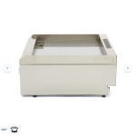  Εμπορική σχάρα ομαλή - αέριο - διπλή μονάδα - 60cm βαθιά